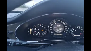 Mercedes CLS 63 AMG Acceleration to 250km/h C219