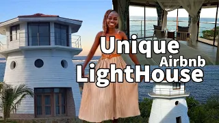The Most Unique Lighthouse Villa Airbnb In Africa Will Surprise you| Hidden Tiny Home in Vipingo