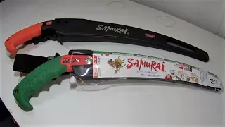 Samurai Pruning Saws. ( review / test cuts )