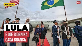 Lula chega à Casa Branca -  Encontro do presidente com Joe Biden nos EUA