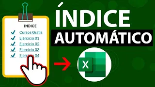 Cómo crear un ÍNDICE automático con enlaces en Excel