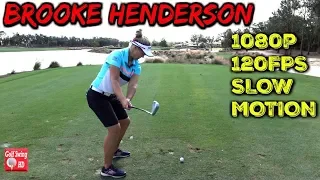 BROOKE HENDERSON DTL SLOW MOTION IRON GOLF SWING 1080P