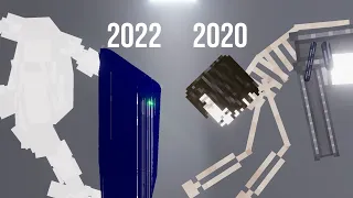 Eren Founding Titan 2022 vs Eren Founding Titan 2020 - People Playground