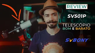 Telescópio BOM e BARATO? Conheça o SV501P da SVBony! | Review