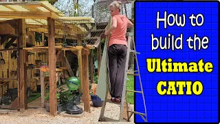 DIY CATIO Enclosure: How it was made ~ 5 days in 10 minutes🐾