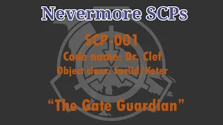 SCP-001 CODENAME Dr. Clef