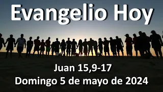 EVANGELIO DEL DIA - Domingo 5 de mayo de 2024 - Juan 15,9-17