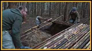 Bushcraft Camp [S02/E01] Das Grubenhaus - Lagerbau Outdoor Shelter