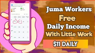 Jumaworker Earn daily passive income | this site you do less and earn more | great way to make money