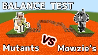 Minecraft Balance Test Mutant Monsters Vs. Mowzie's Monsters