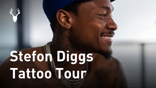 Stefon Diggs shares his secret and favorite Tattoos with Mad Rabbit