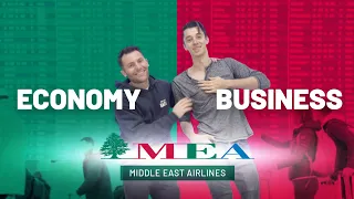 Flying Middle East Airlines (MEA) in Business Class AND Economy | Paris to Beirut