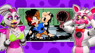 Glamrock Chica and Funtime Foxy REACT to GREGORY.exe SAD ORIGIN STORY... - GameToons Animation