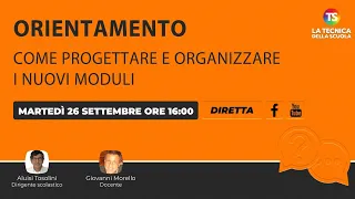 Orientamento: come progettare e organizzare i nuovi moduli