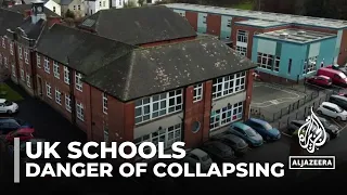 Close to collapse: Crumbling concrete a danger in British schools