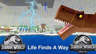 "Life Finds A Way" | Jurassic World Minecraft Music Video [Song By @Mattel Action]