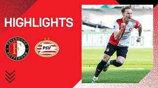 Feyenoord staat op in topper! | Highlights Feyenoord - PSV | Eredivisie 2020-2021