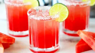 THE BEST Watermelon Margaritas 🍉 (...that don't separate!😱)