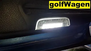 VW Golf 7 rear door led light install