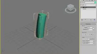 Простейшие модификаторы в 3Ds Max 2009. Изгиб (21/44)