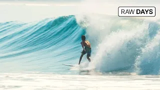 RAW DAYS | Barra De La Cruz, Mexico | Perfect right waves in July