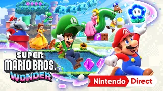 Super Mario Bros. Wonder hits Nintendo Switch October 20th!