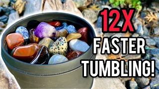 Finish Rock Tumbling 12x Faster!