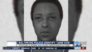 "Jane Doe's" identity discovered after woman dies in Baltimore