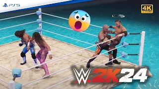 WWE 2K24 - 30 Man Water Royal Rumble Match | PS5" [4K60]