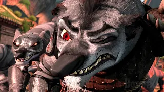 Les bandits loups | Scène de combat d'ouverture | Kung Fu Panda 2 | Extrait VF