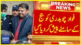 Fawad Chaudhry Ko Judge Kay Samnay Pesh Kardia Gaya | Breaking News | Dawn News
