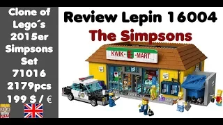 Review Simpsons Kwik-E-Mart - Lepin 16004