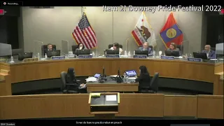 Downey City Council Meeting - 3/22/22