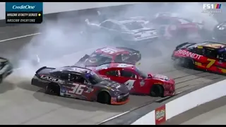 (Nascar xfinity series at martinsville) Overtime massive one “parking lot” red flag