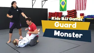 Kids BJJ Games: Guard Monster