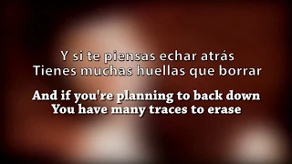 Entre dos tierras - Letra Español - Inglés