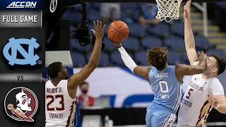 North Carolina vs. Florida State Full Game Replay | 2020-21 ACC Men's Basketball