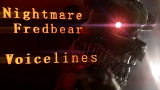 [Blender | FNAF] Nightmare Fredbear Voicelines for @_k8tsfm_362