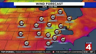 Metro Detroit weather forecast: Windy Sunday ahead