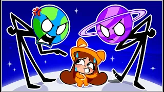 🚀🌏🪐 Hungry Planets 🌟 Planet SIZES 🌟 Solar System Planets Song 🚀🌏 Nursery Rhymes by Piccoletta