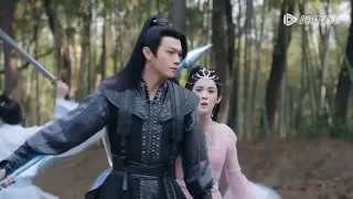 The hero refuses the princess's proposal and turns around to save Cinderella