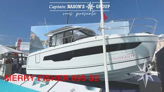 Visite du nouveau Jeanneau Merry Fisher 895 S2 - Cannes Yachting Festival