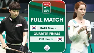 FULL MATCH: BAEK Min-ju - KIM Jin-ah | LPBA Tứ Kết - Hana Card Championship 2023