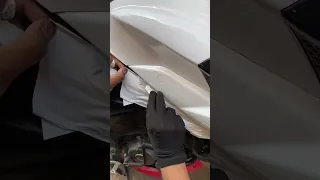 Pulsar Ns 200 lover's modification☺️ | wrapping white vinyl #modified #shortsvideo #shorts