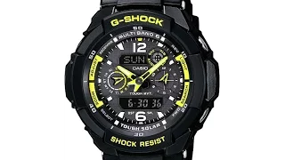 Обзор и настройка часов Casio G-shock GW-3500B-1A [5173]