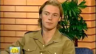 Boyzone - Stephen Gately and Ronan Keating - GMTV interview in 1996