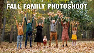 Fall Family Photoshoot Behind The Scenes | Greenville, SC Photographer | Posing Ideas for Families