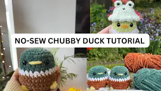 NO-SEW CHUBBY DUCK CROCHET TUTORIAL | Rachel's Crochet Creations