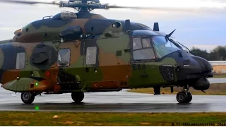 France Army - NH90 F-MEAA startup, close up and takeoff at Albi-Le Séquestre [LBI/LFCI]