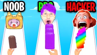 Can We Beat This POPSICLE STACK GAME!? (WE LEAKED LANKYBOX'S BIGGEST SECRETS...)